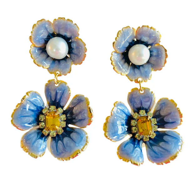 The Pink Reef Color Drop in Dusty Blue