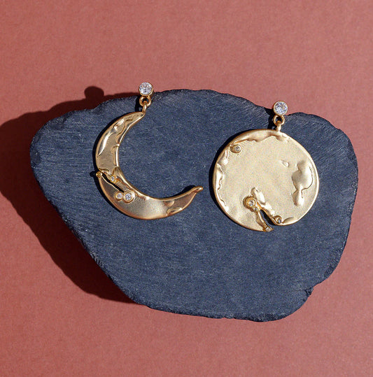 Moon and Sun Earrings