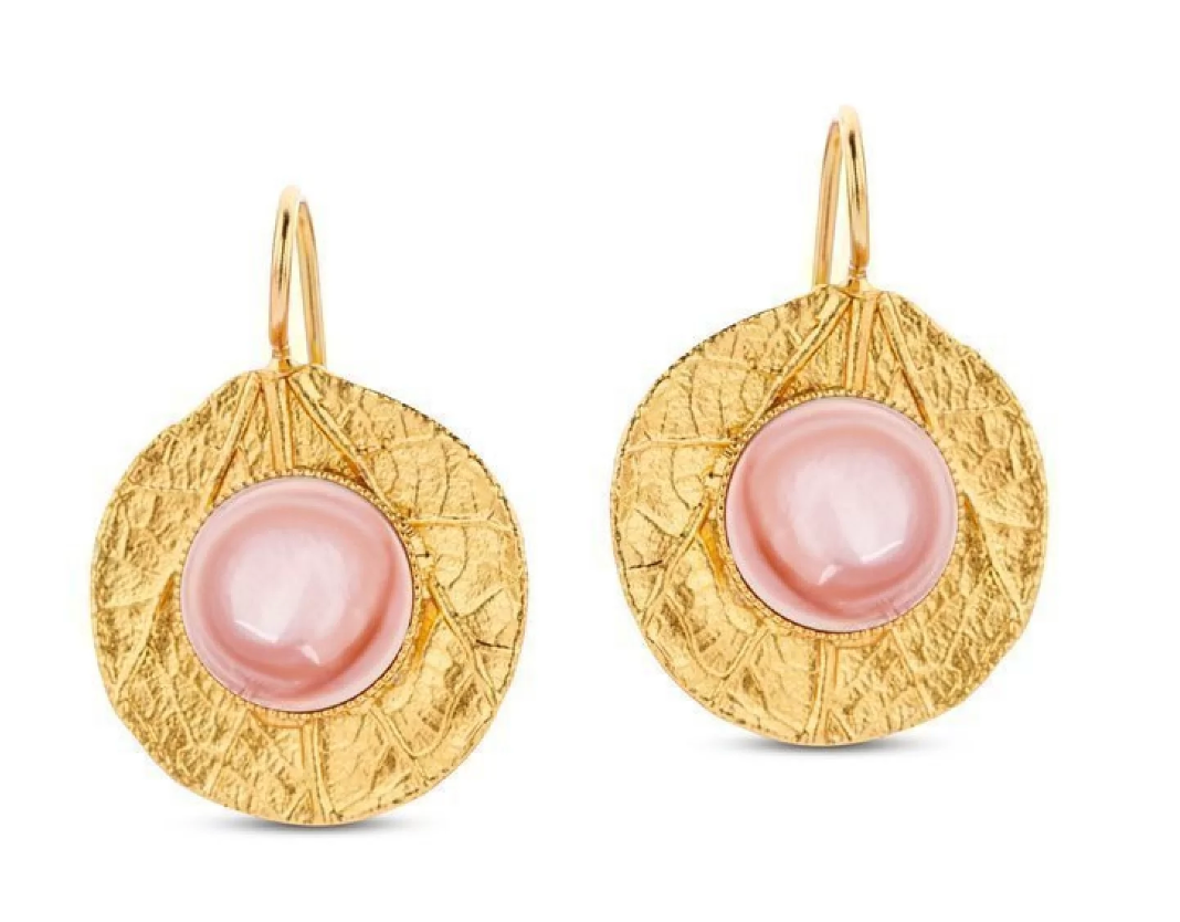 Mother of Pearl Pink earrings