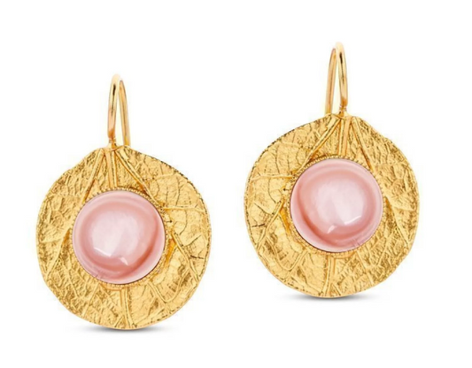 Mother of Pearl Pink earrings