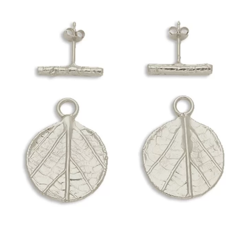 Amaryllis Silver Earrings