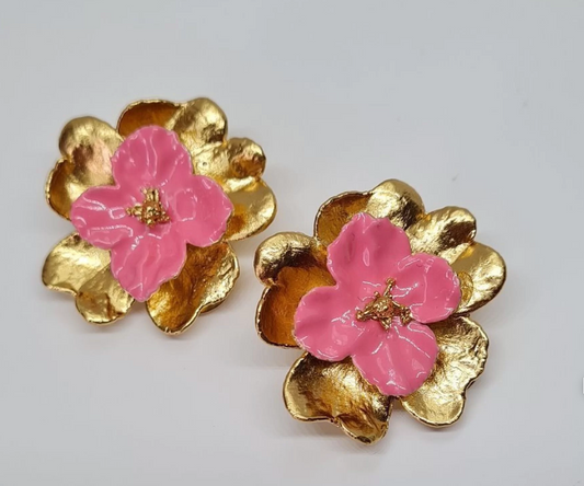 Pink & Gold Flower Petals